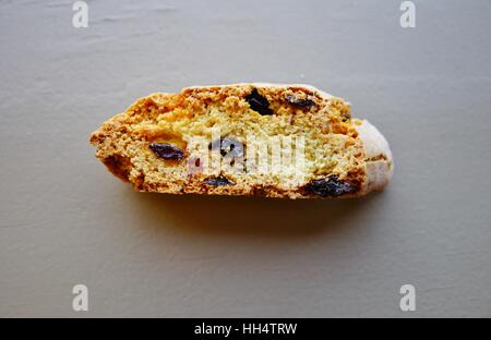 Un raisin cookie biscotti croquants Banque D'Images