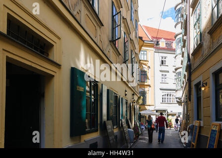 Wien, Vienne : alley Schönlaterngasse, 01. Vieille Ville, Wien, Autriche Banque D'Images