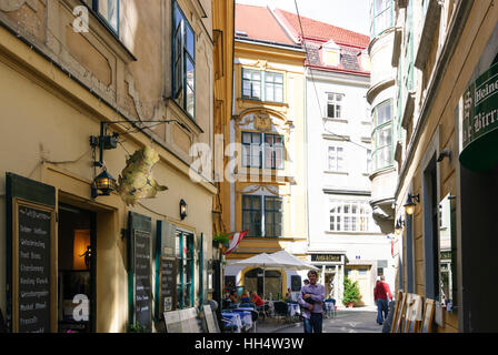 Wien, Vienne : alley Schönlaterngasse, 01. Vieille Ville, Wien, Autriche Banque D'Images