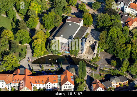 Bad Lippspringe, forêt de Teutoburg dans le Parc Naturel de la forêt de Teutoburg, Allemagne, Europe, oiseau-lunettes vue, photo aérienne, aerial Banque D'Images