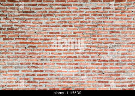 La texture du mur de brique rouge Banque D'Images