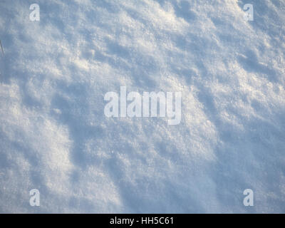 High angle view of snow texture, l'arrière-plan with copy space Banque D'Images