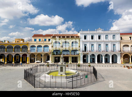 Plaza Vieja La Havane à Cuba Banque D'Images