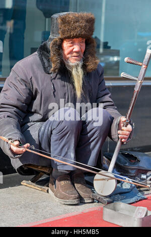 L'homme chinois, Yinchuan, Ningxia Province, China Banque D'Images