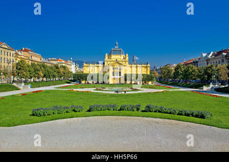 Pavillion dans Green Park de Zagreb, capitale de la Croatie Banque D'Images