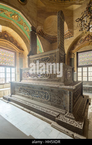 Hosh al-Basha, ou Hosh el Basha, complexe funéraire, cimetière du sud, Le Caire, Egypte Banque D'Images