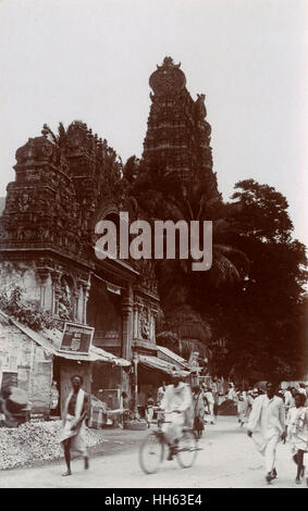 Temple Minakshi-Sundareshwara, Madurai, Tamil Nadu, Inde Banque D'Images