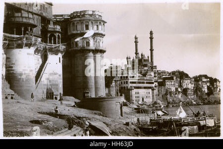 Mosquée Alamgiri, Benares (Varanasi), Uttar Pradesh, Inde Banque D'Images