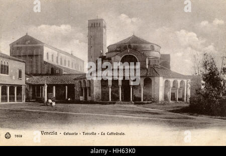 Venise, Italie - Torcello - Cathédrale de Santa Maria Assunta Banque D'Images