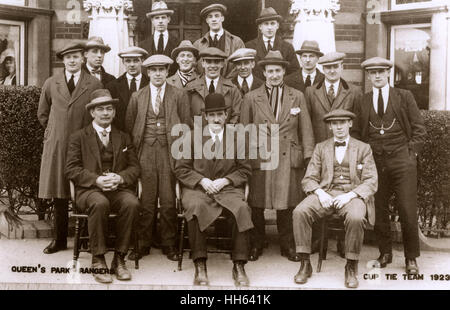 Queen's Park Rangers FC Cup Tie Team Banque D'Images