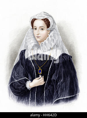 Mary, Reine des Écossais (Mary Stuart / Mary I d'Écosse) Banque D'Images