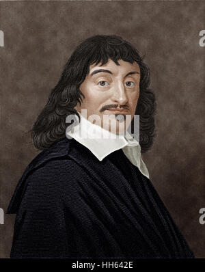 René Descartes, philosophe et mathématicien français Banque D'Images