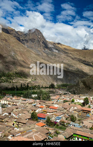 Portrait d'Ollantaytambo, Urubamba, Pérou Banque D'Images