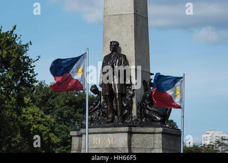 Monument Rizal de Luneta Park. Manille, Philippines Banque D'Images