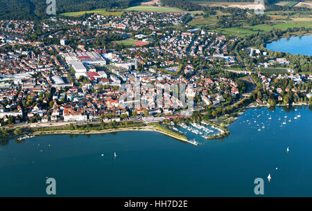 Radolfzell, Moos, le lac de Constance, Bade-Wurtemberg, Allemagne Banque D'Images