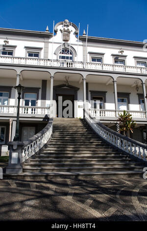 Hôtel de ville de Santa Cruz, Madeira, Portugal Banque D'Images