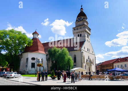 Skalica (Skalitz) : Michael's Church au marché, , , Slovaquie Banque D'Images