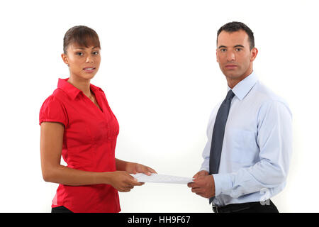 Belle, beauteously, nice, bataille, affaires, affaire, business Banque D'Images