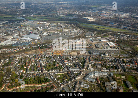 Nouveau campus de l'université de construction Fachhochschule Mülheim, Mülheim an der Ruhr, Rhénanie, Bas-rhin, Rhénanie du Nord-Westphalie, Banque D'Images