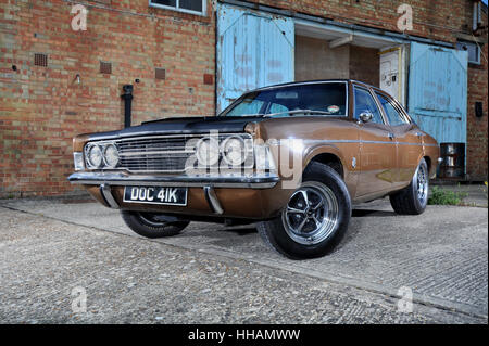 1972 Ford Cortina Mk3 style Gasser, hot rod custom car Banque D'Images