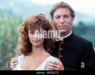 La THORN BIRDS ABC TV télésuite en 1983 avec Richard Chamberlain et Rachel Ward Banque D'Images