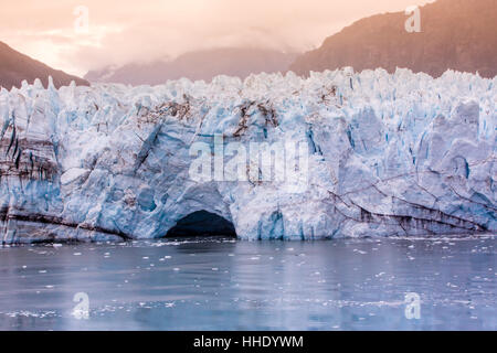 Marjorie Glacier dans le Parc National de Glacier Bay, Alaska, USA Banque D'Images