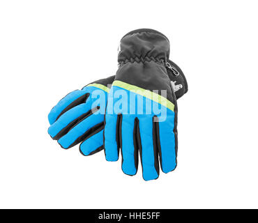 Gants de ski de sports. Banque D'Images