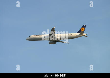 Lufthansa Airbus 321-100 Banque D'Images