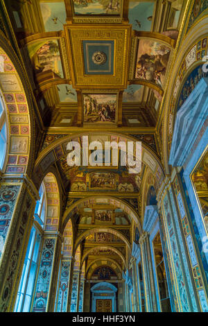 SAINT PETERSBURG, Russie - le 25 décembre 2016 : Loggia de Raphaël dans le bâtiment du Musée de l'Ermitage Banque D'Images