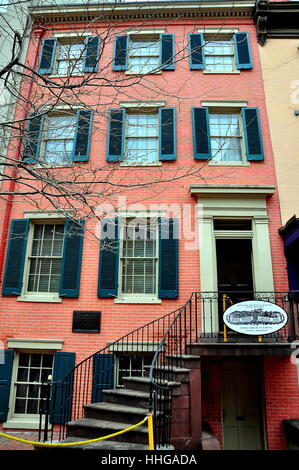 Washington, DC - 11 Avril 2014 : La Maison Petersen, en face de Ford's Theater, dans laquelle le président Lincoln est mort le 15 avril 1865 * Banque D'Images