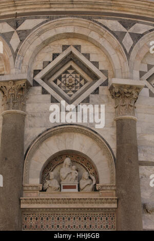 Tower, Toscane, ardoise, Pise, DE, DE, Italie, tour, détail, historique, Banque D'Images