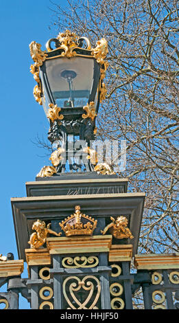 Canada Gate Lampe, dans Green Park, Londres, Angleterre, Banque D'Images
