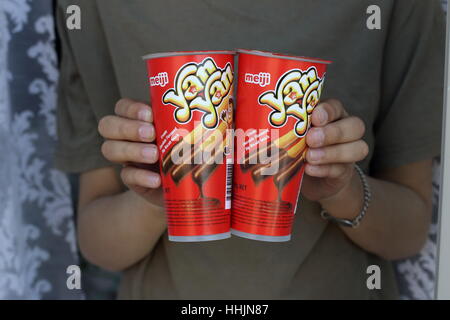 Yan Yan Meiji biscuit croustillant - biscuits japonais Banque D'Images