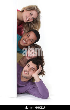 Conversation, parler, parler, parle, parle, parle, parle, chat, jocrisses, Banque D'Images