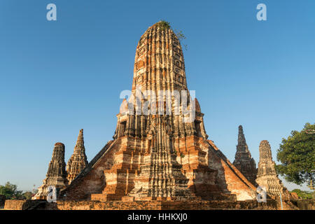 Temple Bouddhique Wat Chaiwatthanaram, Parc historique d'Ayutthaya, Thaïlande, Asie Banque D'Images