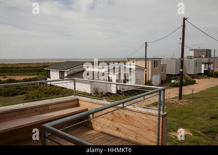 La maison du liège, une maison construite en partie de Liège recyclé. La maison est située dans la région de Lee sur des sables, St Osyth dans l'Essex. Banque D'Images