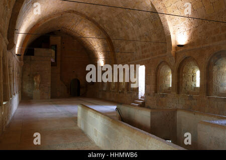 Le Thoronet Abbaye, ancienne abbaye cistercienne, Var, Provence-Alpes-Côte d'Azur, France Banque D'Images