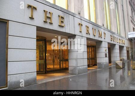 Trump Building 40 Wall Street, New York Banque D'Images