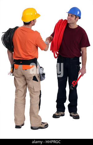 L'accord, bleu, ceinture, accord, toile de fond, fond, bleu, les hommes, l'homme, de la main, Banque D'Images