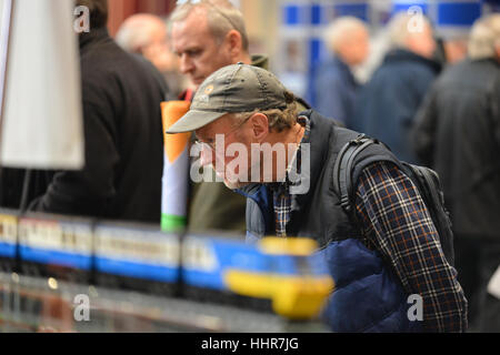 Alexandra Palace, Londres, Royaume-Uni. 20 Jan, 2017. L'ingénierie des modèles de remplissage des fans pour l'Alexandra Palace, Londres l'ingénierie des modèles d'exposition. Crédit : Matthieu Chattle/Alamy Live News Banque D'Images