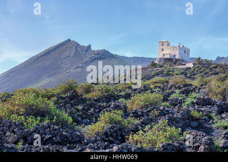 Monto Corona, Haria, Lanzarote, îles Canaries, Espagne Banque D'Images