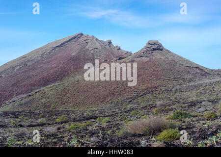 Monto Corona, Haria, Lanzarote, îles Canaries, Espagne Banque D'Images