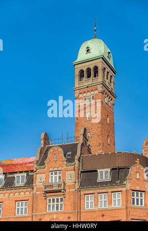 Cet édifice est situé sur la place de l'Hôtel de ville de Copenhague, au Danemark. Banque D'Images