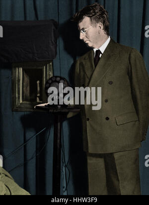 John Logie Baird (14 août 1888 - 14 juin 1946), ingénieur écossais et l'un des inventeurs de la télévision mécanique. Regarder Banque D'Images