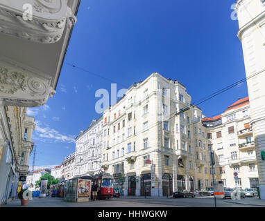 Wien, Vienne : maisons dans Porzellangasse, 09, Wien, Autriche. Banque D'Images