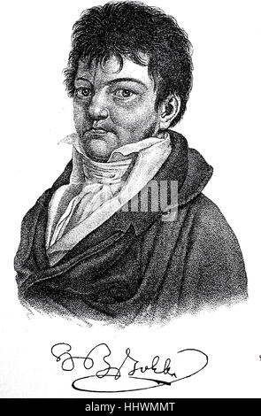 Johann Heinrich Daniel Zschokke, 1771-1848, était un Allemand, plus tard, l'auteur suisse et réformateur, il a eu une longue carrière dans la fonction publique, et a écrit des histoires, et d'autres œuvres de fiction historique , image ou d'illustration, publié 1890, l'amélioration numérique Banque D'Images