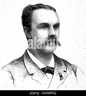 Jean Paul Pierre Casimir-Perier, 8 novembre 1847 - 11 mars 190, est un homme politique français, sixième président de la Troisième République Française, image historique ou illustration, publié 1890, l'amélioration numérique Banque D'Images