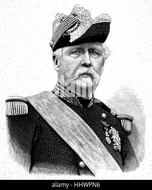 Prévôt Marie Esme Patrice Maurice, comte de Mac-mahon, duc de Magenta, 13 juin 1808 - 17 octobre 1893, était un général et homme politique français, avec la distinction de Maréchal de France, l'image historique ou illustration, publié 1890, l'amélioration numérique Banque D'Images