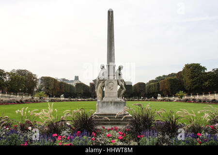 Auguste Scheurer-Kestner memorial collumn à Paris Banque D'Images