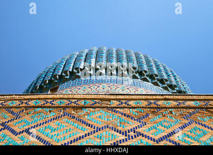 Dôme du Guri Amir mausoleum, Samarkand Banque D'Images